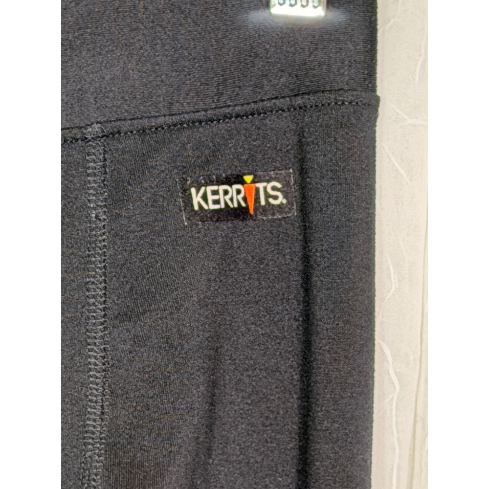 Kerrits Womens Black Knee Patch Equestrian Riding Breeches Leggings Large L - Picture 2 of 8